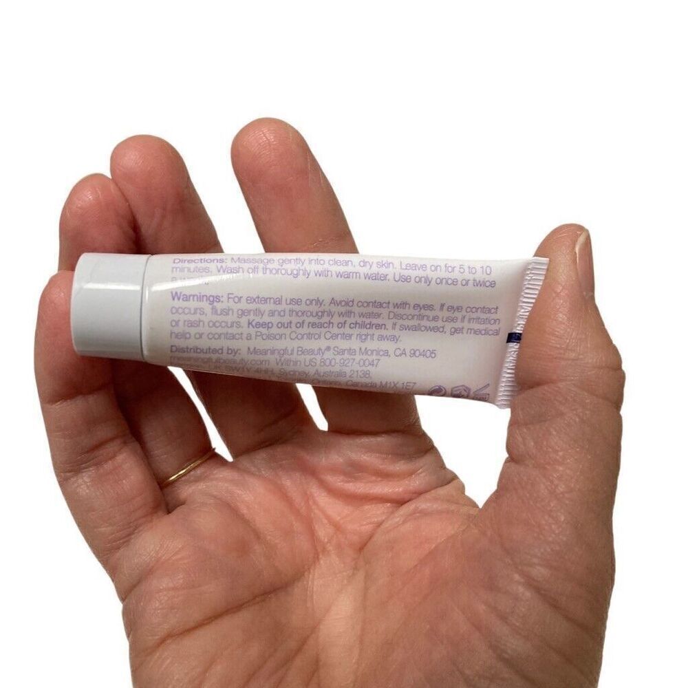 Meaningful Beauty Skin Renewing Peel Wrinkles Lines Cindy Crawford 0.33oz MINI - Picture 2 of 3